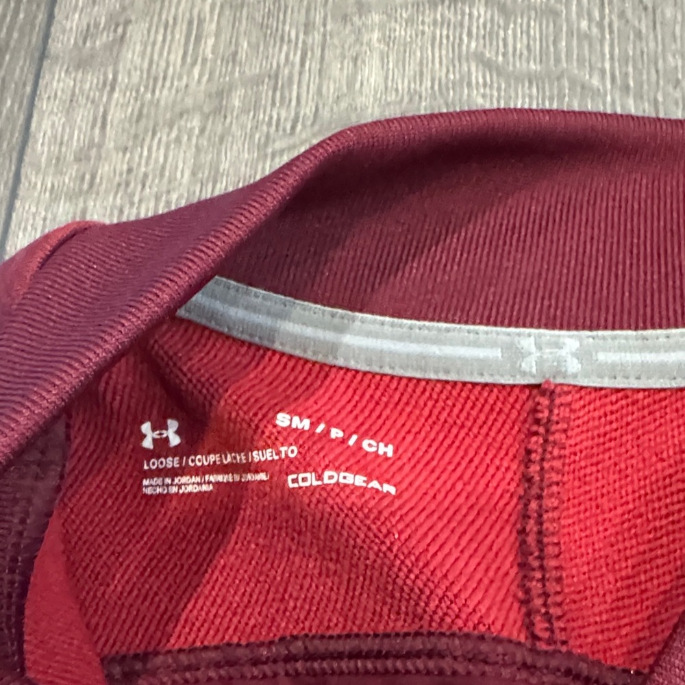Under Armour Maroon Full-Zip Jacket - Picture 3 of 4